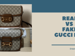 Real vs. Fake Gucci bag